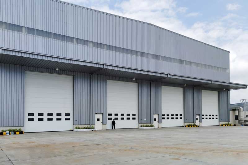 Gandhi Automations’ sectional overhead doors offer quality & safety