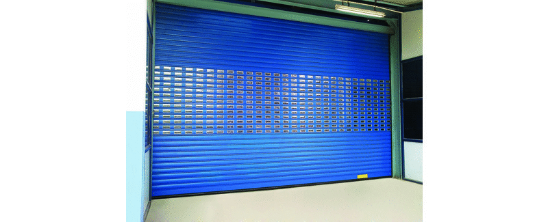 Gandhi Automations offers roller shutters for large industrial spaces
