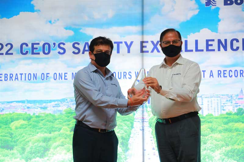BorgWarner CEO Safety Award Chennai