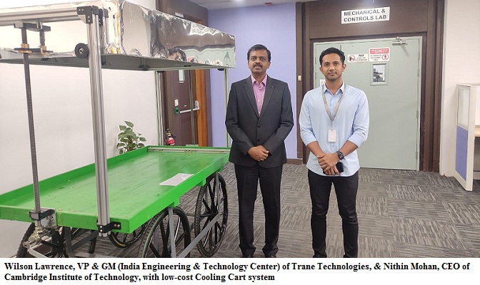 Trane Technologies develops Cooling Cart for food vendors to reduce   wastage