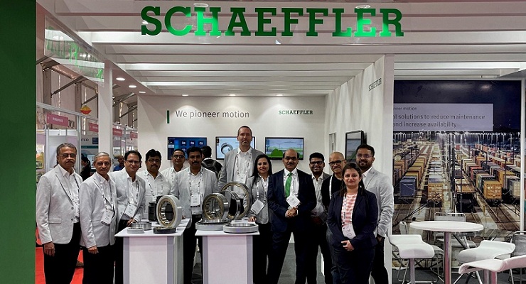 Schaeffler exhibits products for high-speed railways at InnoRail India 2022