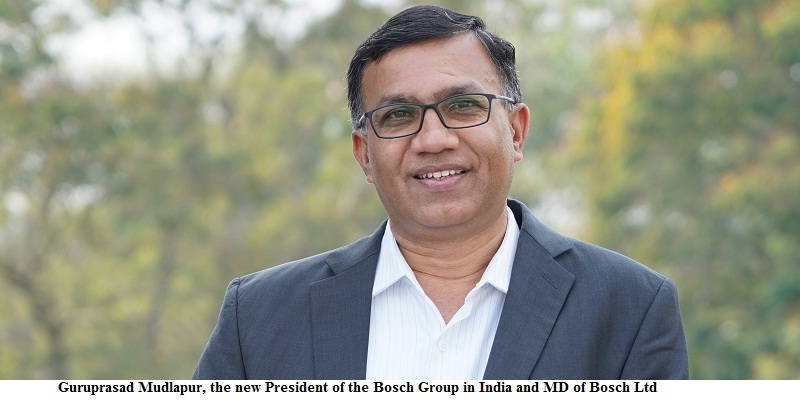 Bosch Ltd appoints Guruprasad Mudlapur as MD