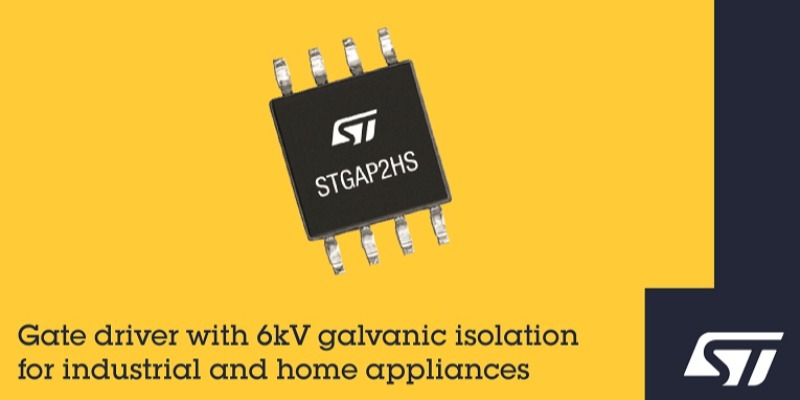 STMicroelectronics introduces high-voltage gate driver STGAP2HS