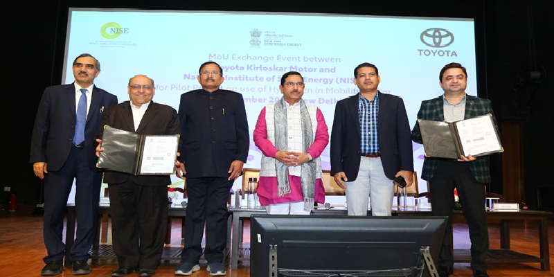 Toyota Kirloskar Motor and NISE partner to advance India’s green hydrogen goals