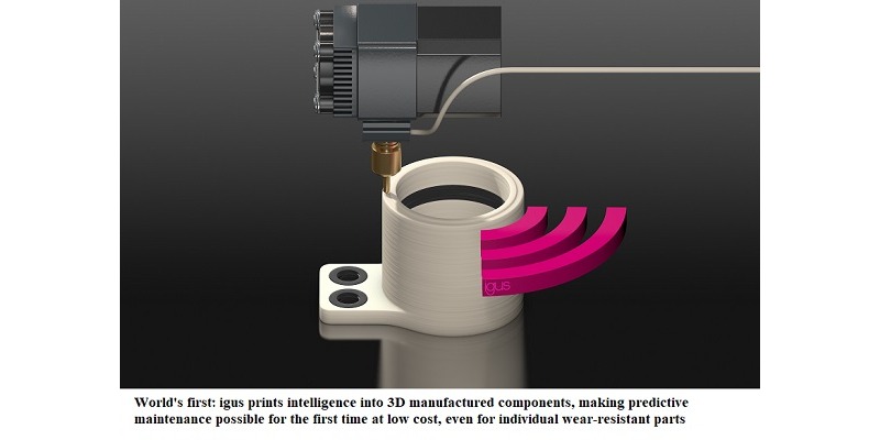 German firm Igus makes 3D printed tribo-components intelligent