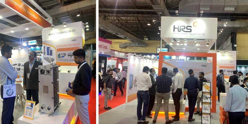 HRS Process exhibits at Chemprotech 2022 expo in Mumbai 