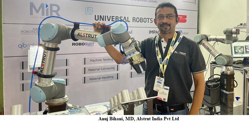 Alstrut India showcases cobots for industrial automation at ACMEE 2021