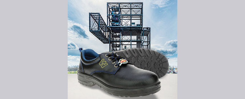 Safety shoes at the workplace are a protection