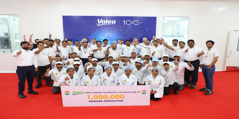 Valeo celebrates a million ultrasonic sensors production at Sanand, Gujarat