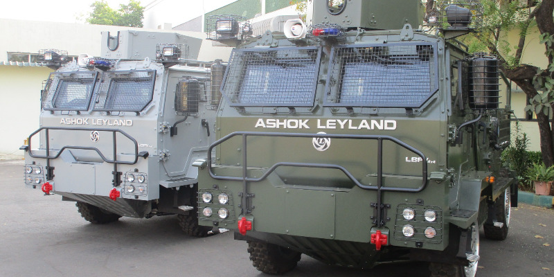 Ashok Leyland delivers first lot of bullet proof vehicles to Indian Air Force