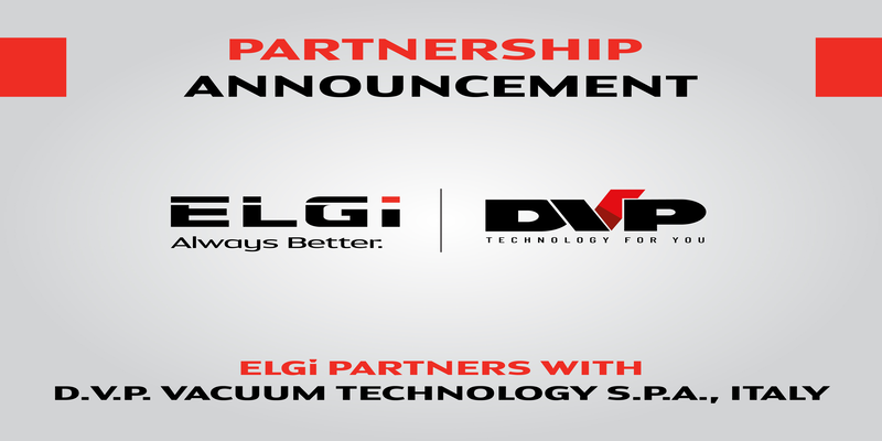ELGi announces multi-year technology licensing agreement with DVP Vacuum Technology S.p.A