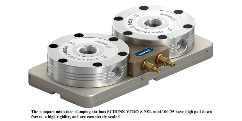 SCHUNK offers clamping stations with compact dimensions