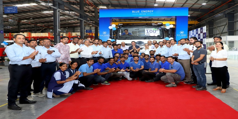 Blue Energy Motors shifts gears with 100th LNG Truck rollout