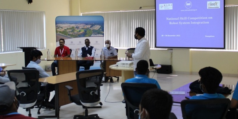 IMTMA hosts India Skills competition on robot system integration