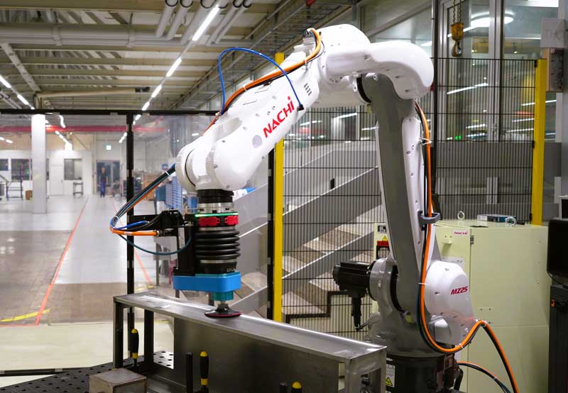 Suhner offers EFC-02 Electric Force Compliance for robotic grinding