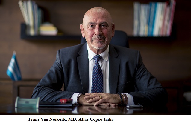 Atlas Copco India appoints Frans Van Neikerk as new MD