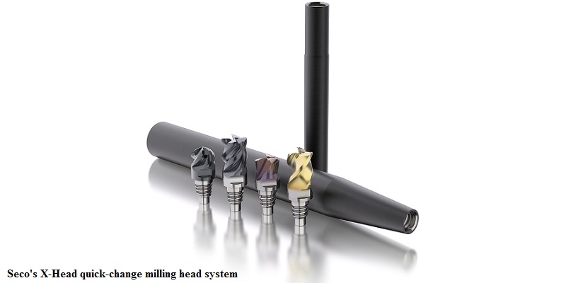 Seco's milling head system X-Head reduces costs and offers versatility 