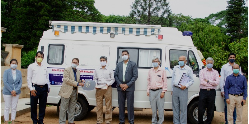 Toyota Kirloskar Motor hands over Mobile Medical Unit to scale up COVID-19 testing