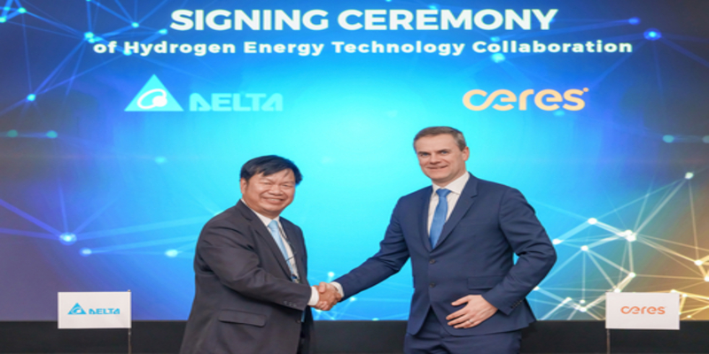 Delta Electronics, Ceres Power join forces to advance hydrogen energy solutions