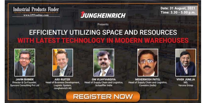 Subject: Join us for a Virtual Roundtable on Efficiently utilizing space and resources with latest technology in modern warehouses | August 31 at 3.30 p.m.