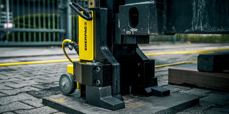 Enerpac Launches New Cribbing Rings and 30-Ton Hydraulic Toe Jack