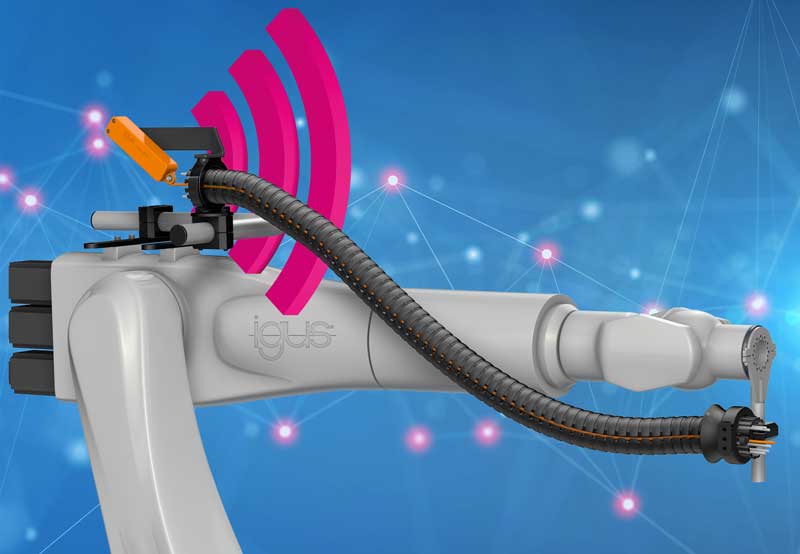 Igus launches first monitoring system for robot e-chains 