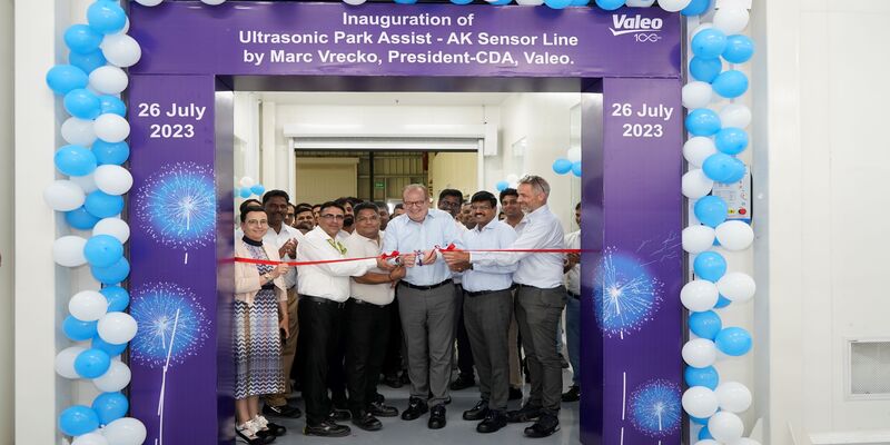 Valeo inaugurates a new assembly line for ultrasonic sensors in Sanand, Gujarat