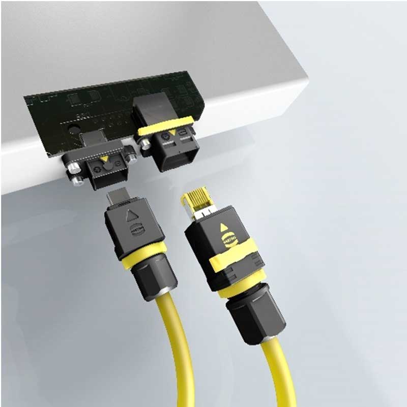 HARTING showcases reliable Ethernet connections of the future