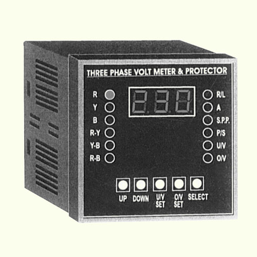 Three Phase Voltmeter & Protector