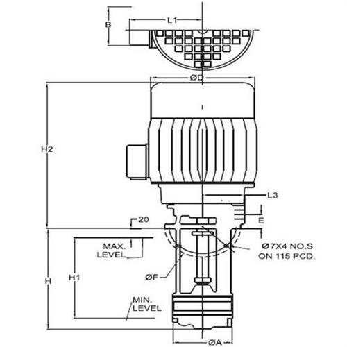 High Pressure and Low Immersion Pump