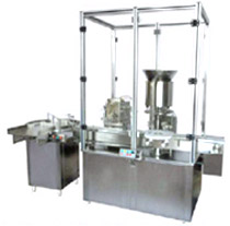 Vial Filling & Rubber Stoppering/Sealing Machine