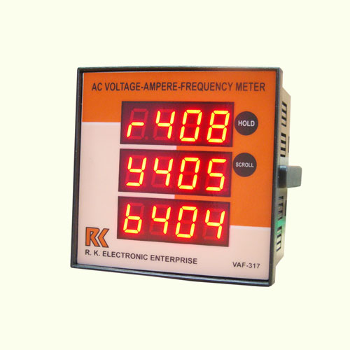 AC Voltage-Ampere-Frequency Meter