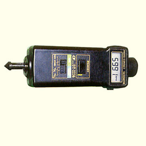 Digital Contact/Non-Contact Tachometer, Portable 2 In 1