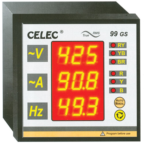 Volt Ampere & Frequency Meter