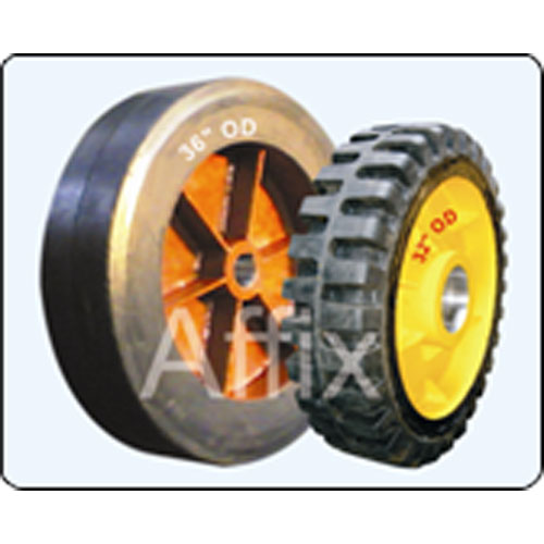 Heavy Duty Solid Rubber Industrial Tyre 