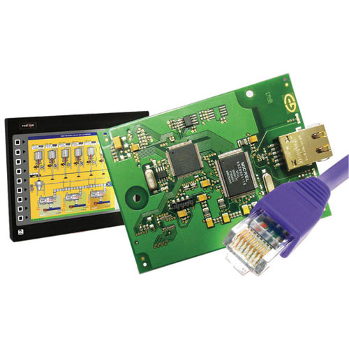 Operator Interface with Ethernet Expansion Card