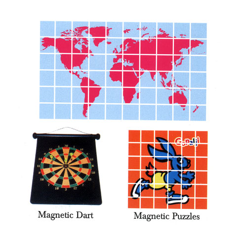 Magnetic Puzzles and Games