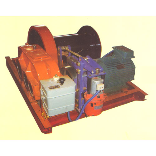 Electrically Operated Mono Speed Single Drum Winch 
