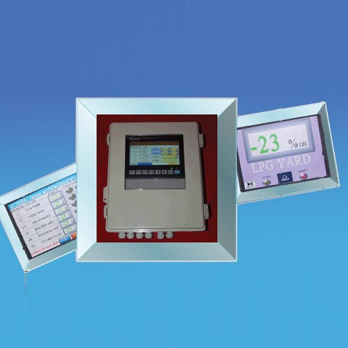 HMI Gas Monitor Control Panel