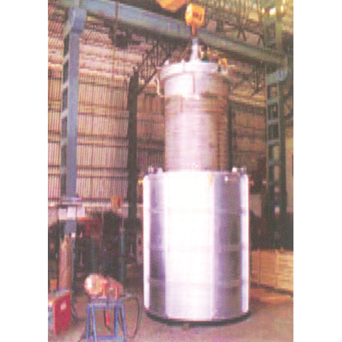 Vertical Cylindrical Furnace With Sealed Retort