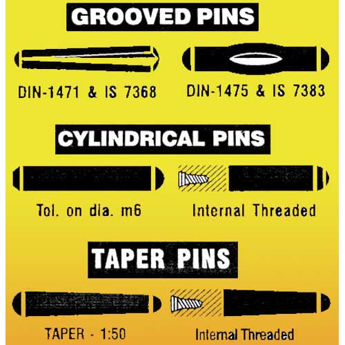 Cylindrical Taper &amp; Grooved Pins