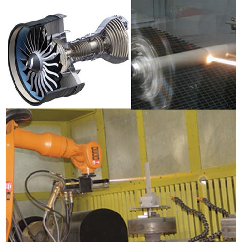 Thermal Spray Coatings on Aerospace Components