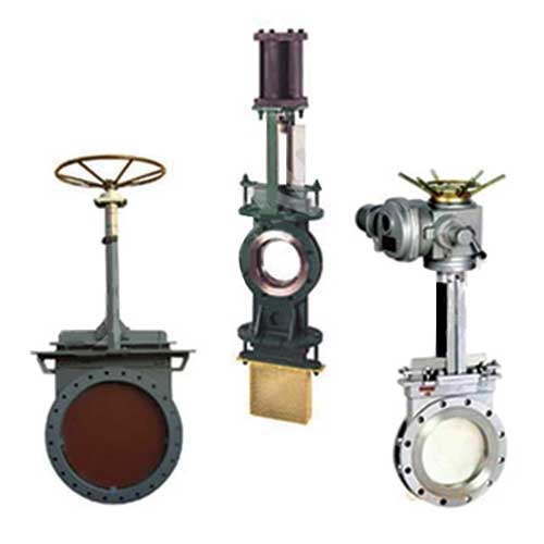 Knife Gate Valves With Actuators
