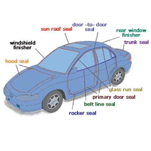 EPDM Weather Strip Profiles