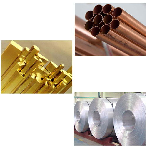 Copper, Brass and Aluminium