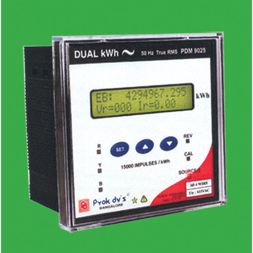Dual Energy Meter With Power Monitor
