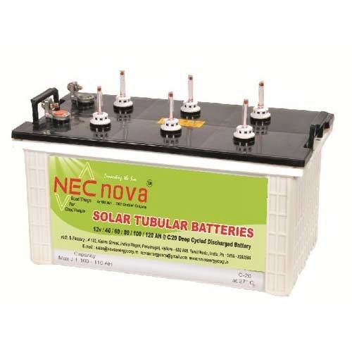 Solar Tubular Batteries
