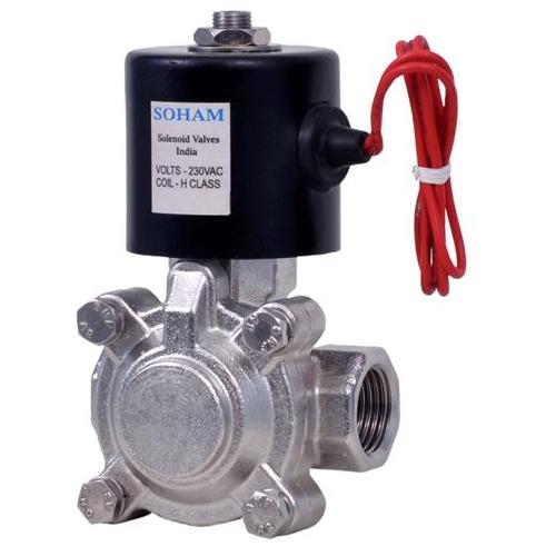 1/2â€ Two Way Pilot Operated Diaphragm type N C Solenoid Valve