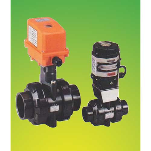 Ball Valve (UPVC), Electrically Actuated