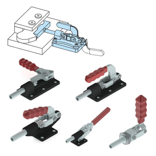 Straight Line Action Toggle Clamps
